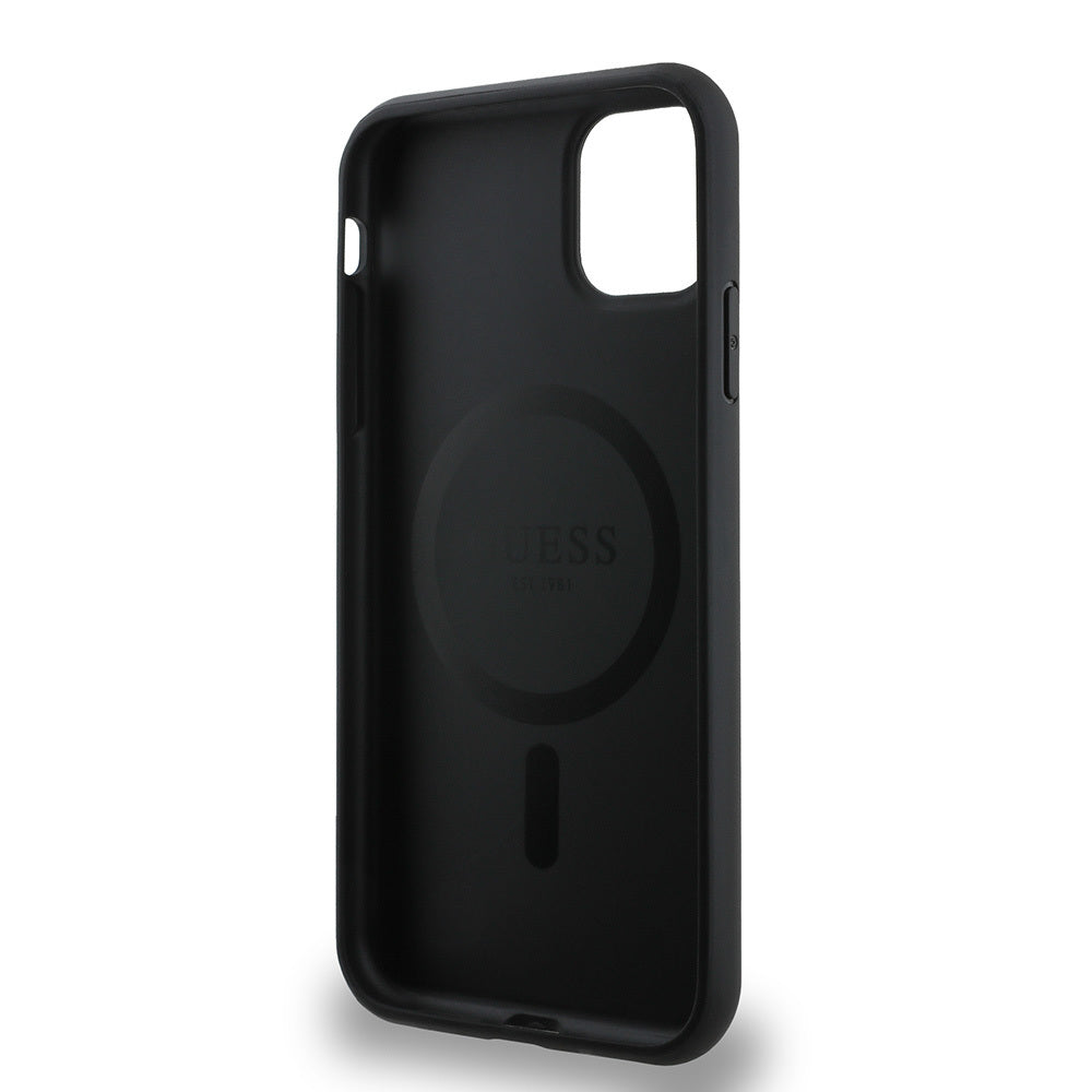 Guess iPhone 11 Orjinal Lisanslı M-safe Şarj Özellikli Small 4G Classic Kılıf Guess iPhone 11 Orjinal Lisanslı M-safe Şarj Özellikli Small 4G Classic Kılıf